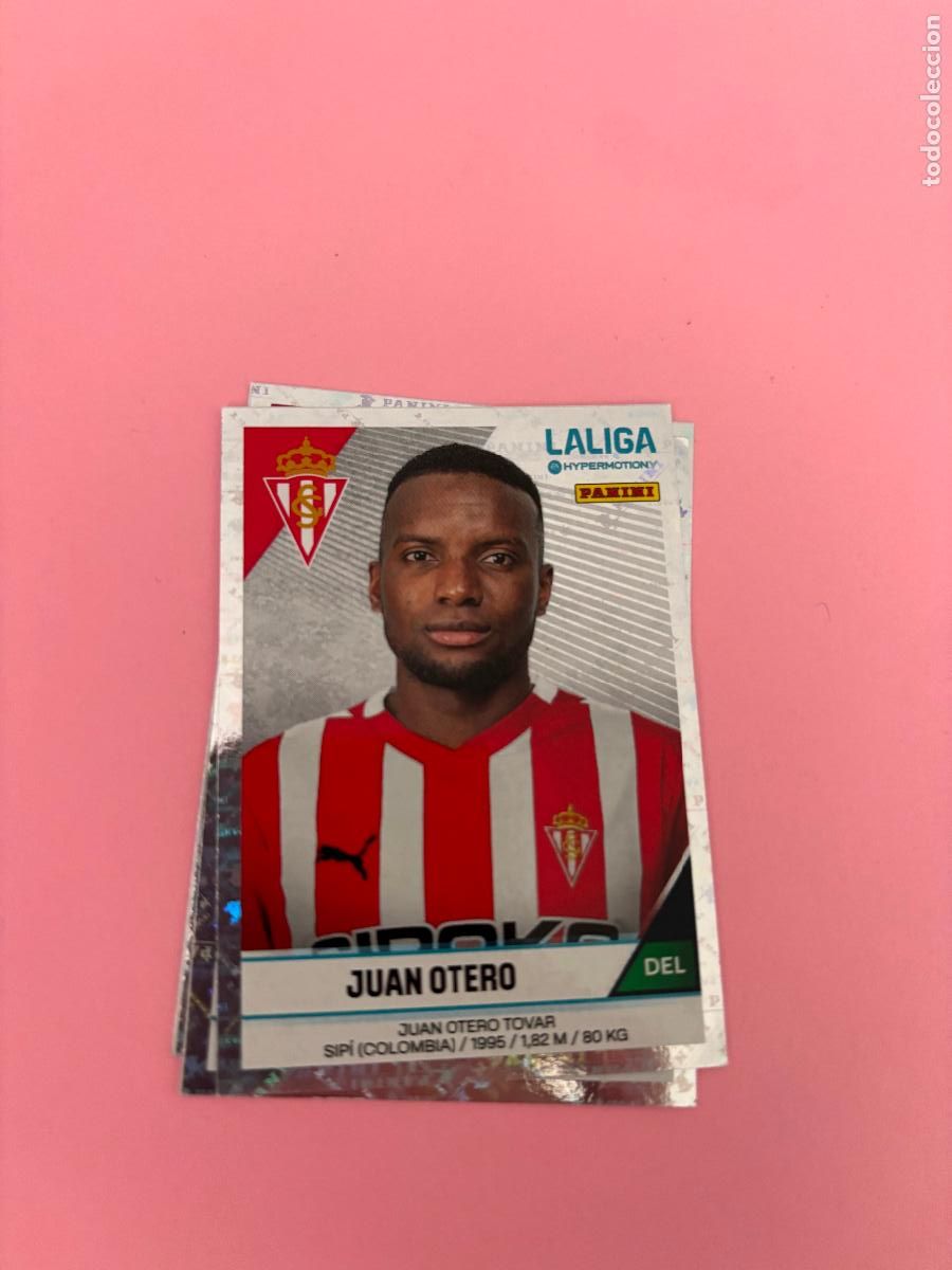 Fu&szlig;ball-Sticker: 381 JUAN OTERO SPORTING LA LIGA HYPERMOTION 24 25 2024 2025 SIN PEGAR - HYPERMOTION
