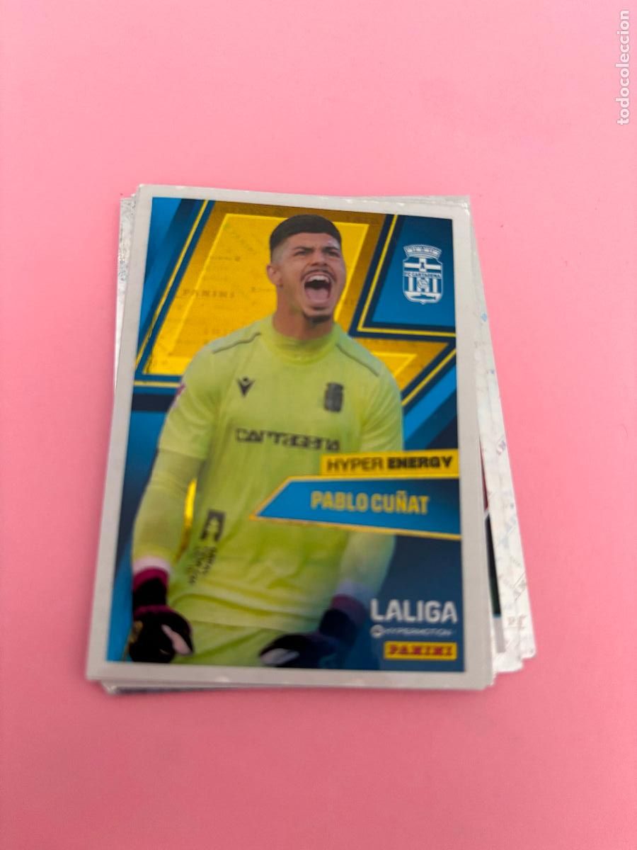 Figurine di Calcio: 469 HYPER ENERGY PABLO CU&Ntilde;AT CARTAGENA LA LIGA HYPERMOTION 24 25 2024 2025 SIN PEGAR - HYPERMOTION