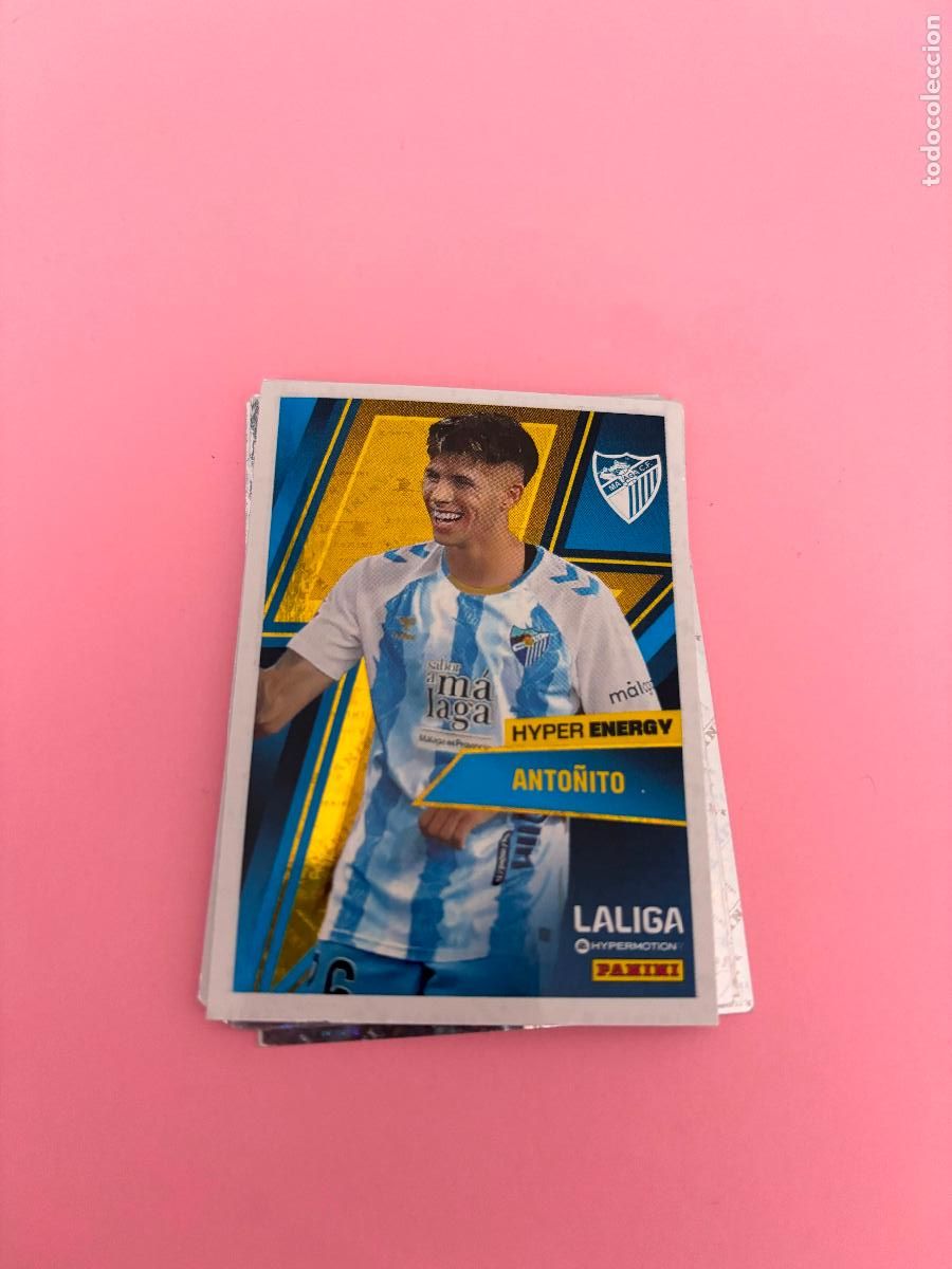 Figurine di Calcio: 465 HYPER ENERGY ANTO&Ntilde;ITO MALAGA LA LIGA HYPERMOTION 24 25 2024 2025 SIN PEGAR - HYPERMOTION