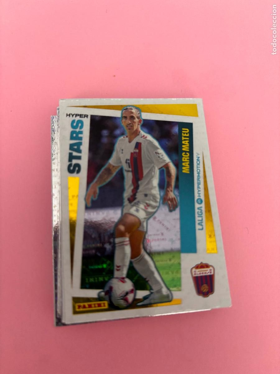 Fu&szlig;ball-Sticker: 449 HYPER STARS MARC MATEU ELDENSE LA LIGA HYPERMOTION 24 25 2024 2025 SIN PEGAR - HYPERMOTION