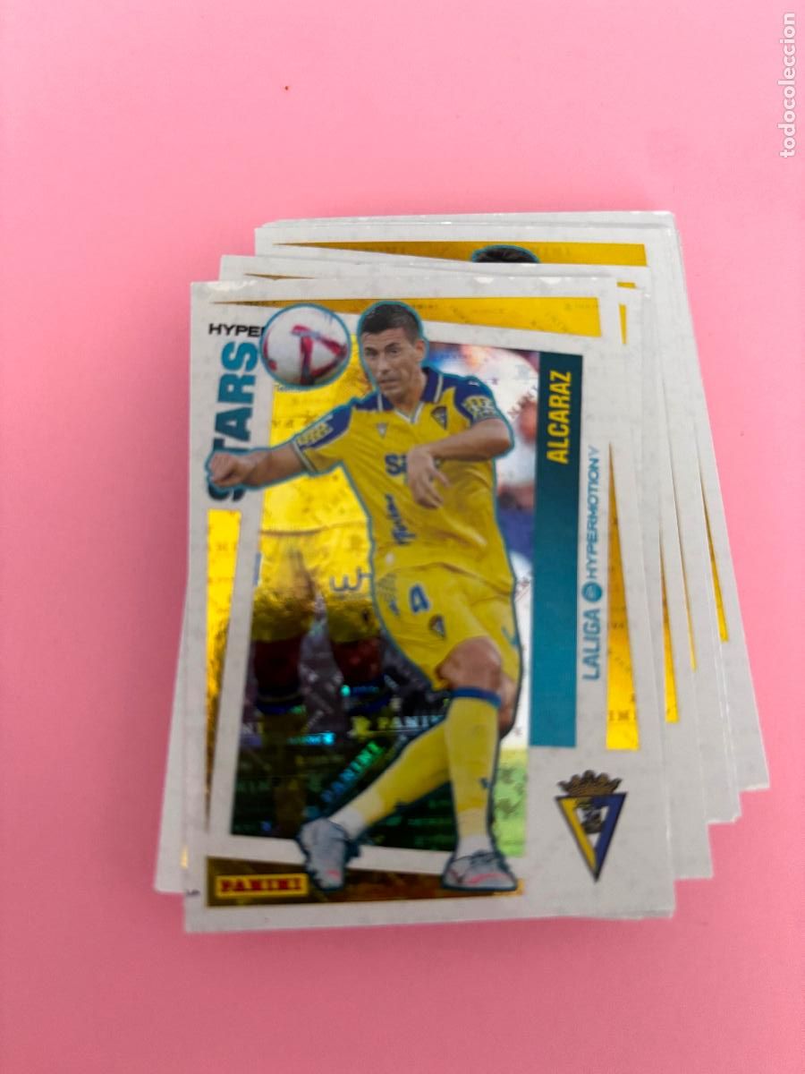 Fu&szlig;ball-Sticker: 420 HYPER STARS ALCARAZ CADIZ LA LIGA HYPERMOTION 24 25 2024 2025 SIN PEGAR - HYPERMOTION