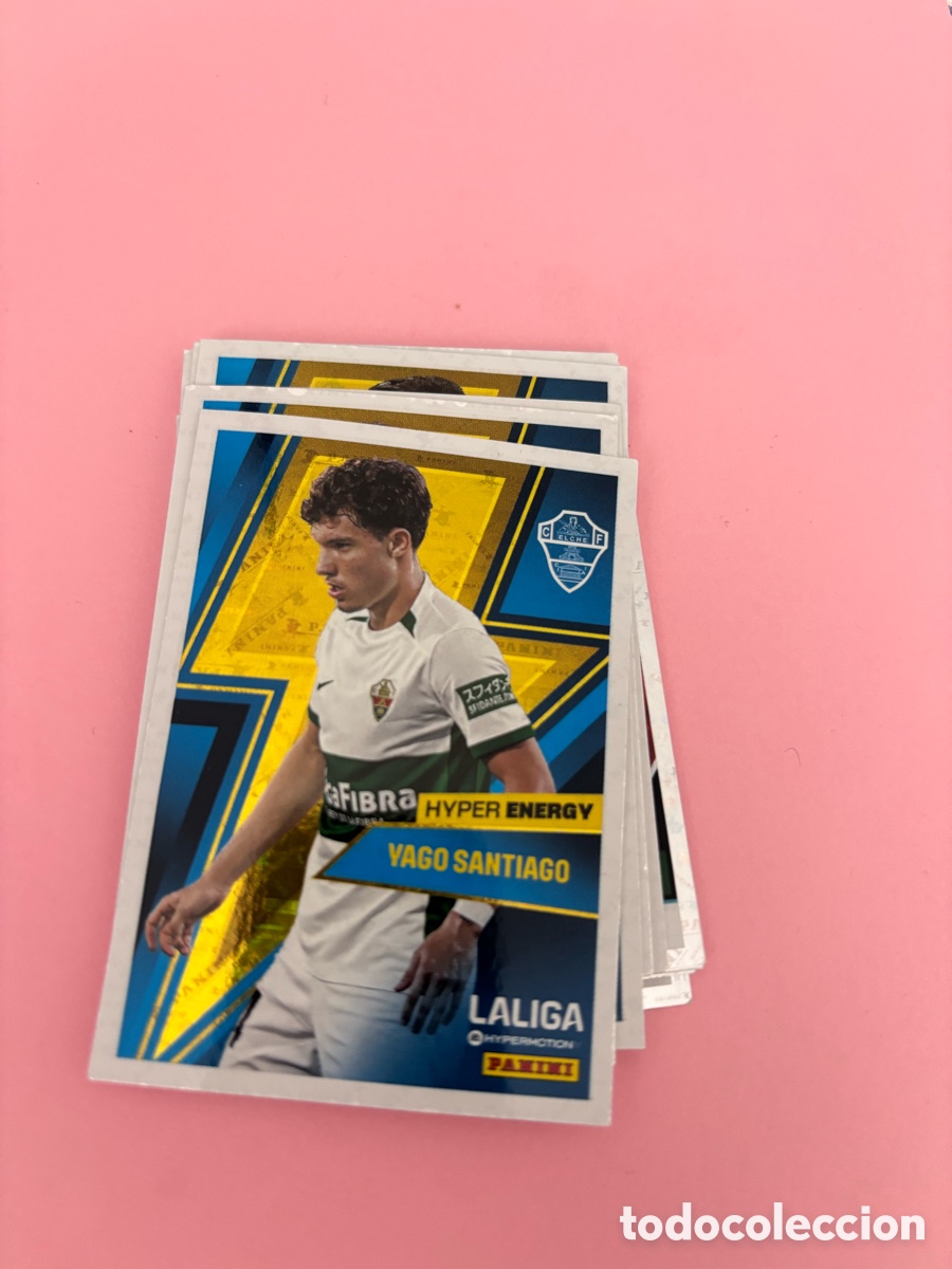 Figurine di Calcio: 472 HYPER ENERGY YAGO SANTIAGO ELCHE LA LIGA HYPERMOTION 24 25 2024 2025 SIN PEGAR - HYPERMOTION