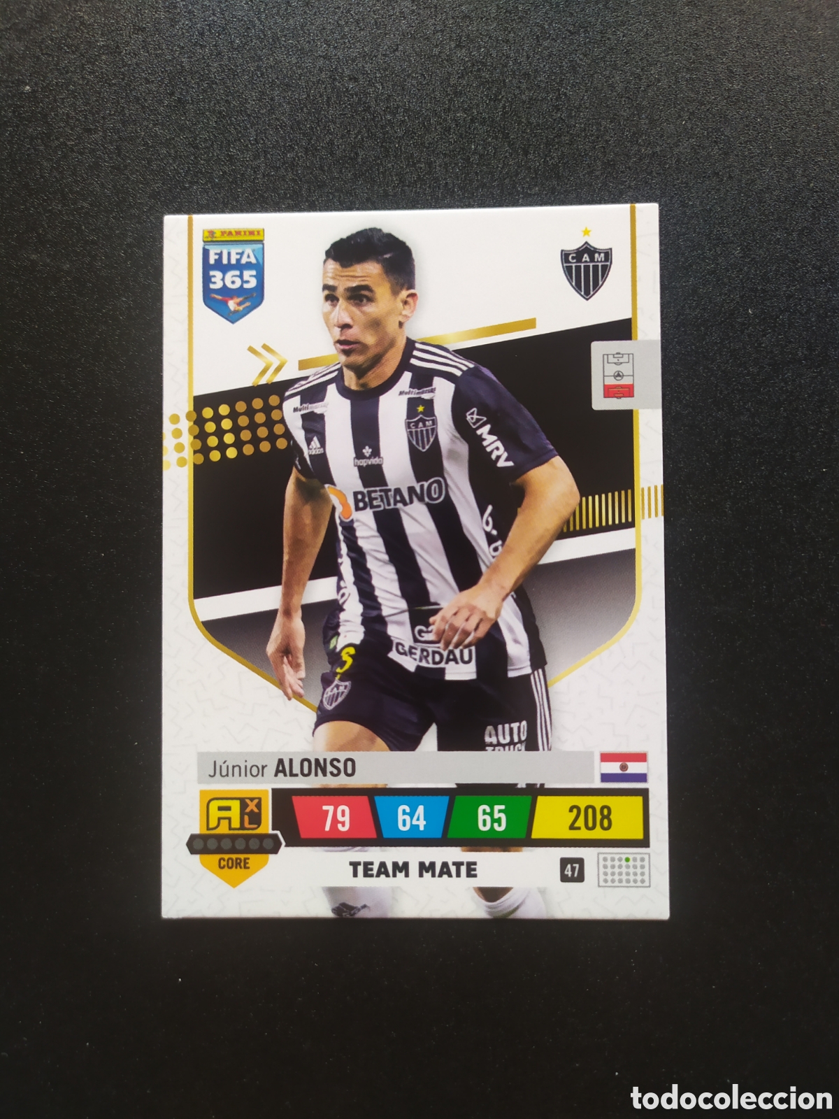 Cromos de F&uacute;tbol: Adrenalyn FiFA 365 2022 2023 22 23 panini Junior Alonso n&deg; 47 Atl&eacute;tico Mineiro