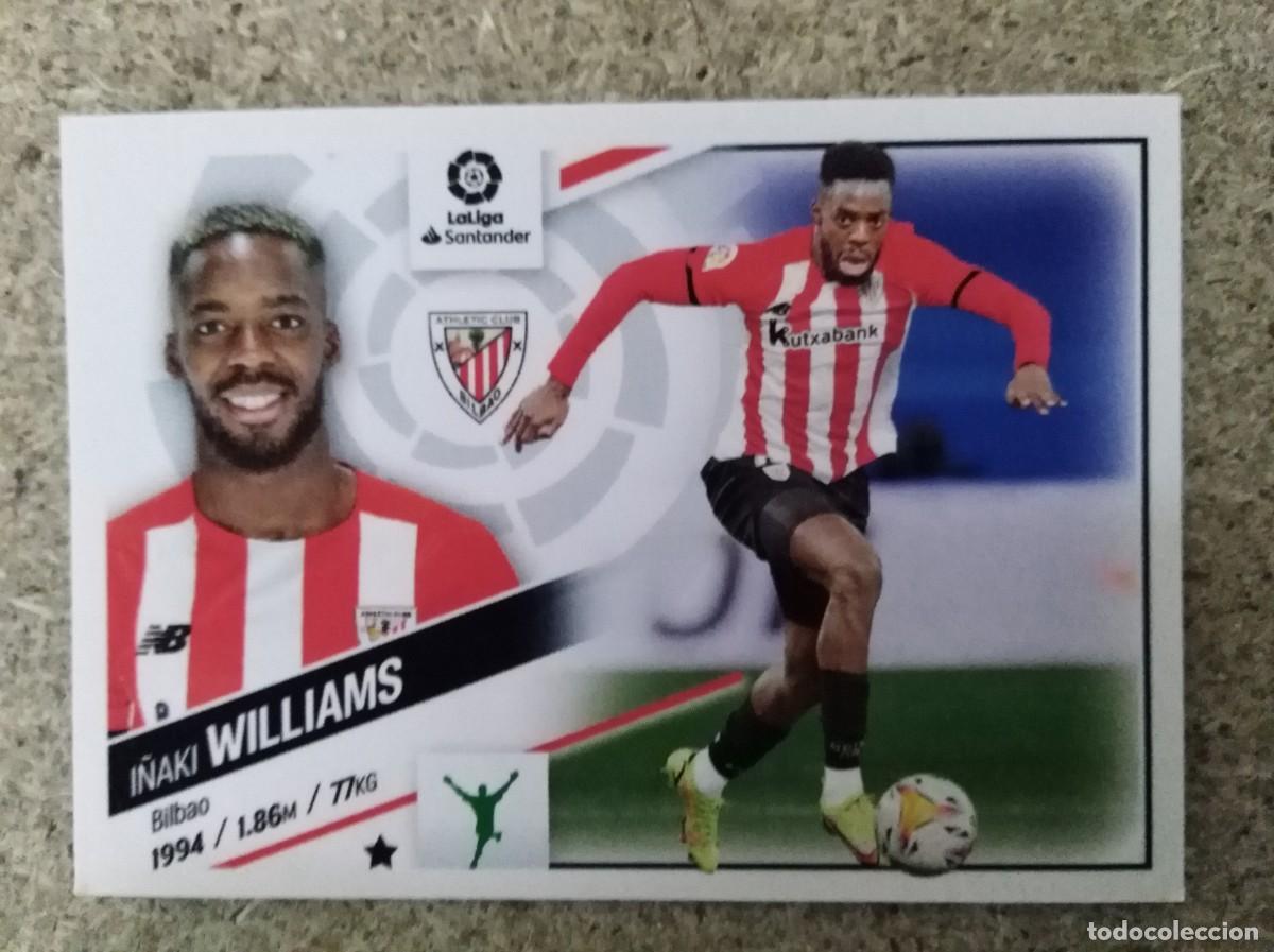 Cartes &agrave; collectionner de Football: Cromo Futbol Liga 2022-23. 19.I&ntilde;aki Williams.At. Bilbao.Este.sin pegar