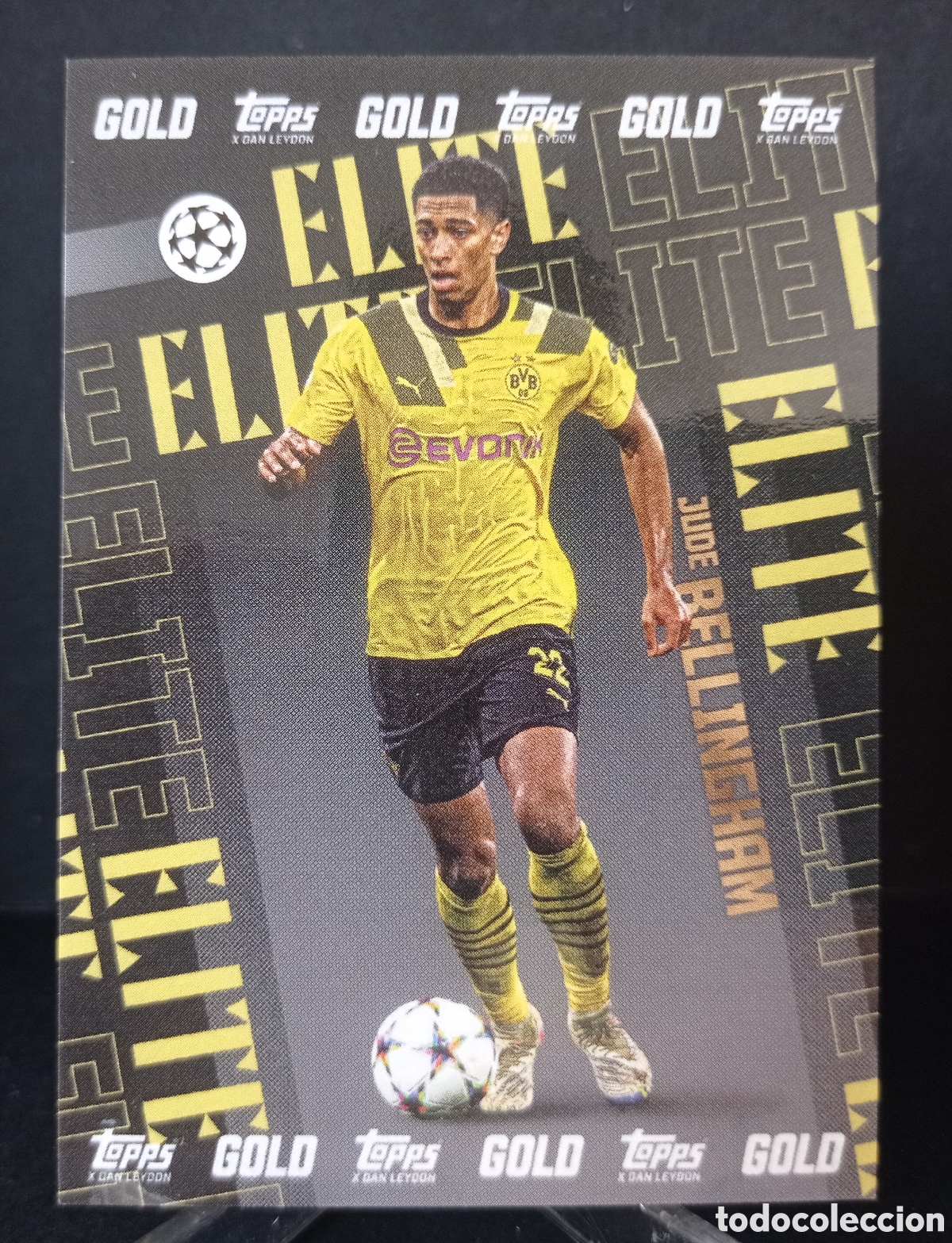 Cromos de f&uacute;tbol: BELLINGHAM TOPPS ELITE GOLD 22/23 BORUSSIA