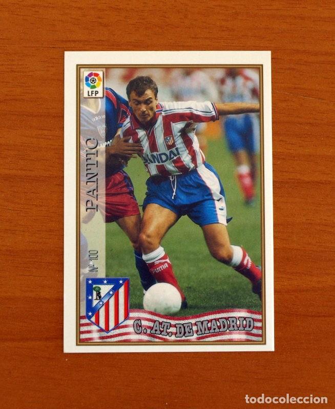 Cromos de f&uacute;tbol: Atl&eacute;tico de Madrid - N&ordm; 100 Pantic - Mundicromo ficha de la Liga 1997-1998, 97-98