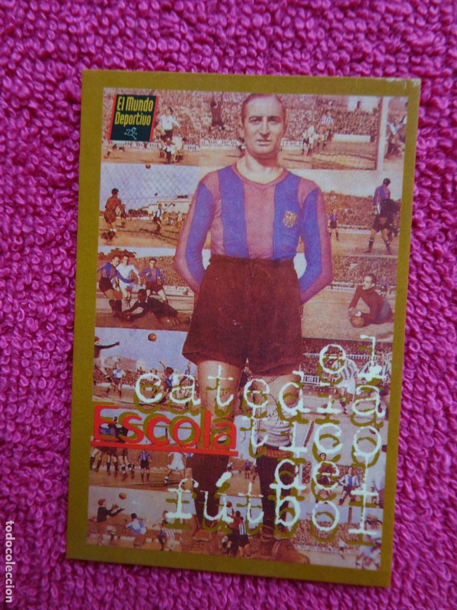 Cromos de f&uacute;tbol: el mundo deportivo escol&aacute; el catedr&aacute;tico del futbol la col&middot;lecci&oacute; bar&ccedil;a or 1995 barcelona
