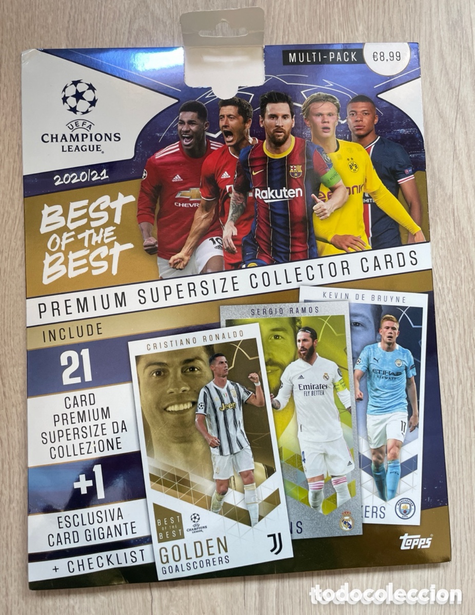 Figurine di Calcio: Multi-pack Best of the Best 2020-21 incluye card exclusiva + 21 cards + check-list