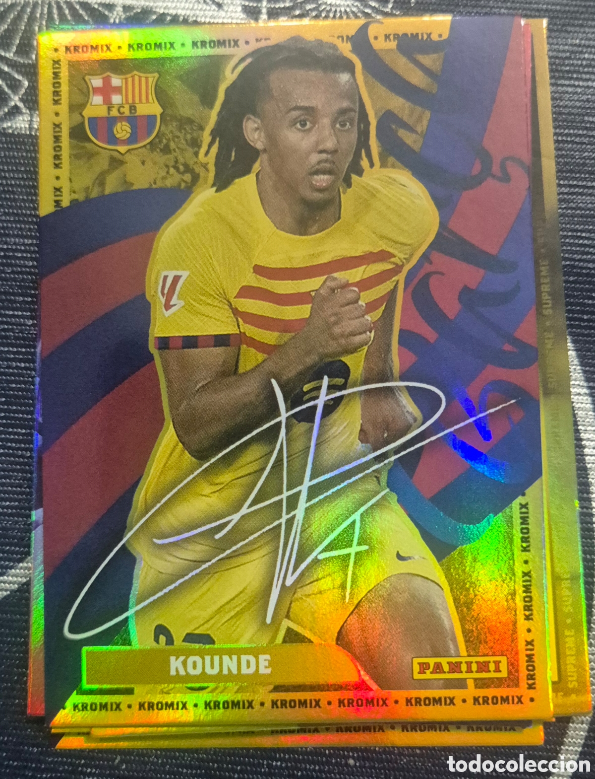 Figurine di Calcio: Panini club kounde Barcelona kromix