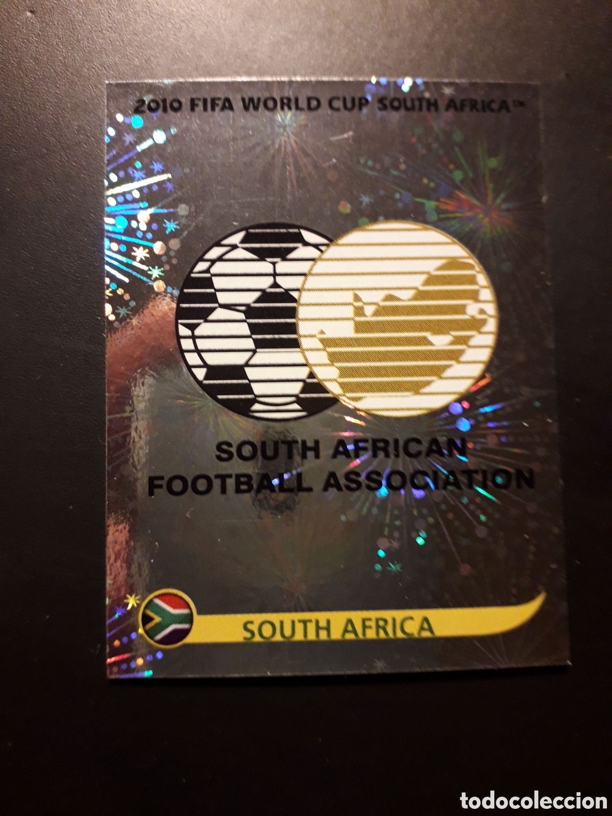 Cromos de f&uacute;tbol: ESCUDO SUD&Aacute;FRICA N&deg; 31 MUNDIAL SUD&Aacute;FRICA 2010 PANINI, PEDIDO M&Iacute;NIMO 3&euro;