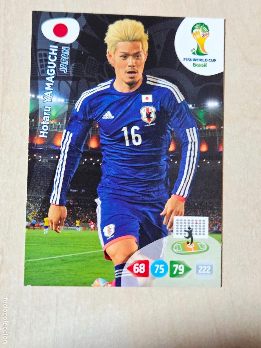 Cromos de Futebol: N&ordm; 60 Hotaru YAMAGUCHI - ADRENALYN XL MUNDIAL 2014 BRASIL - FICHA - ACTUALIZACION