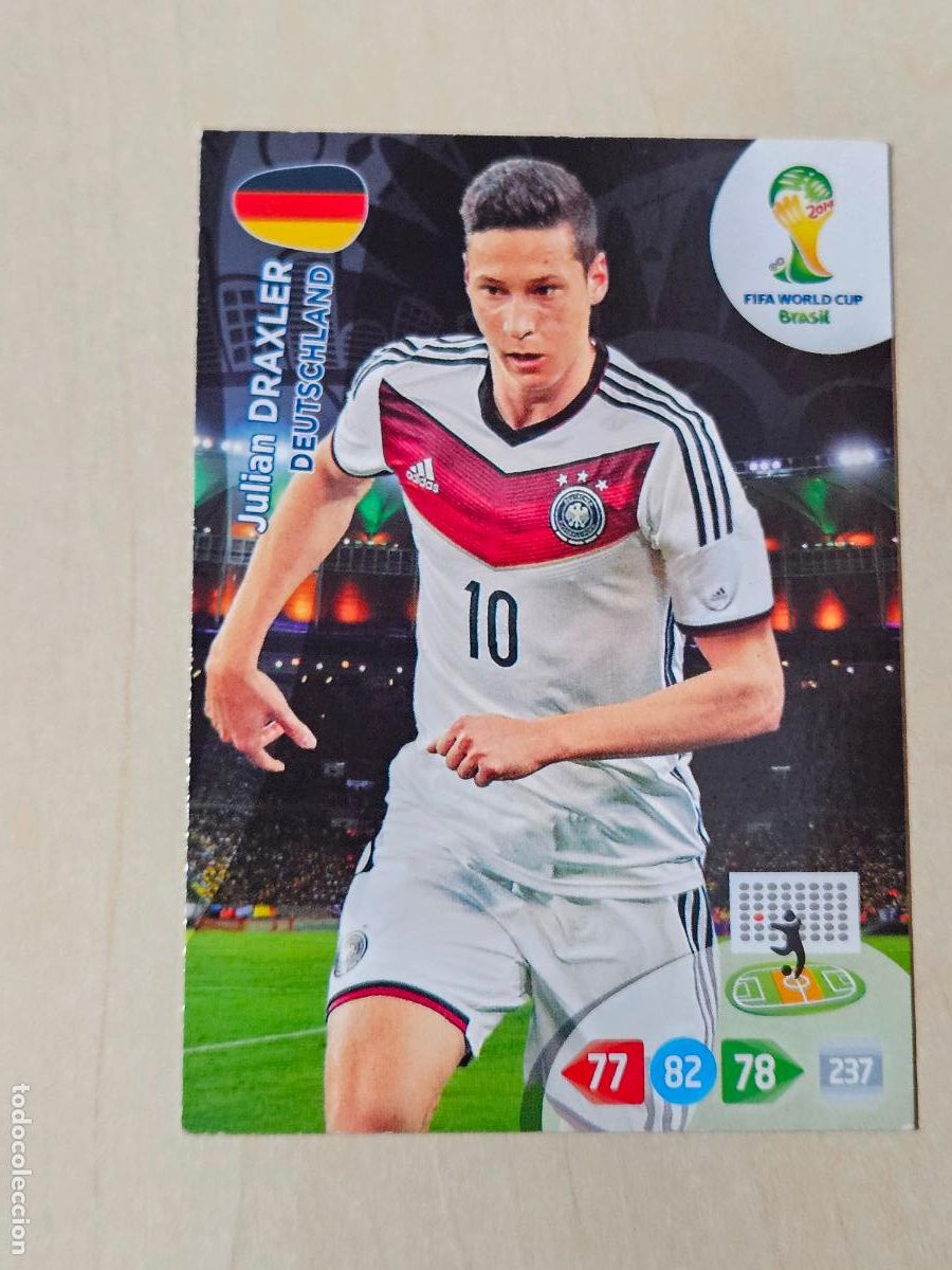 Cromos de Futebol: N&ordm; 101 Julian DREXLER - ADRENALYN XL MUNDIAL 2014 BRASIL - FICHA - ACTUALIZACION