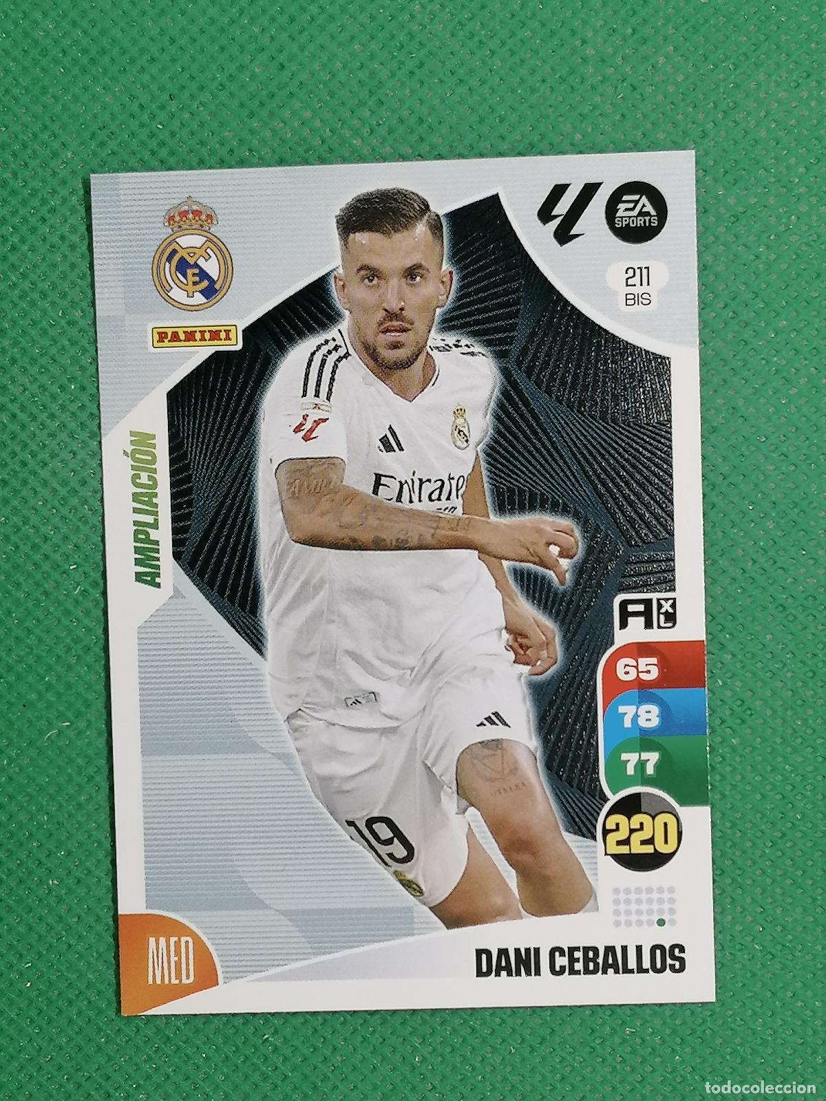 Cromos de Futebol: 211 BIS 211BIS DANI CEBALLOS REAL MADRID AMPLIACION ⚽ LIGA ADRENALYN XL 2024 2025 24 25 ⚽