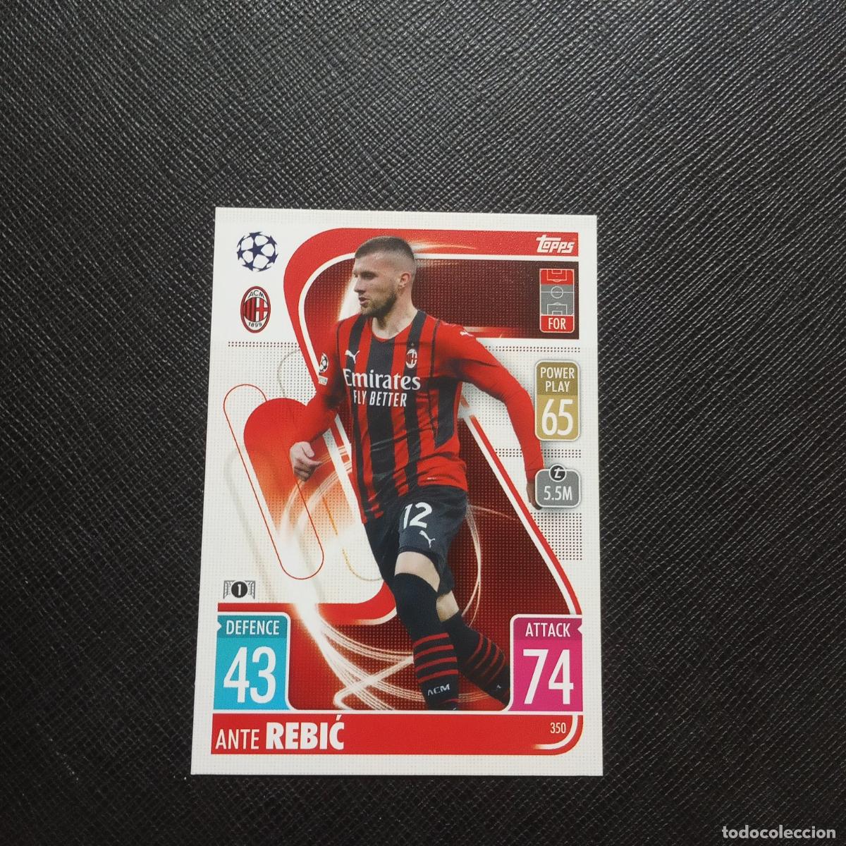 Cartes &agrave; collectionner de Football: 350 REBIC MILAN TOPPS MATCH ATTAX 2021 2022 CROMO FUTBOL 21 22 LIGA - A192 PG29