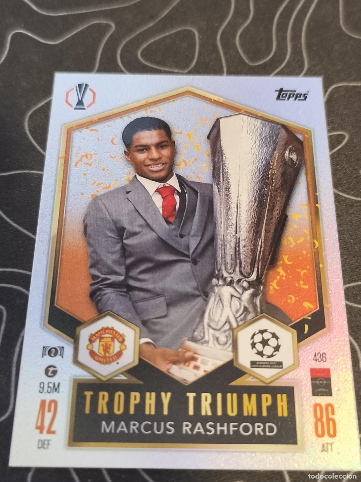 Cromos de f&uacute;tbol: Rashford-436-TROPHY TRIUMPH - Foto 1