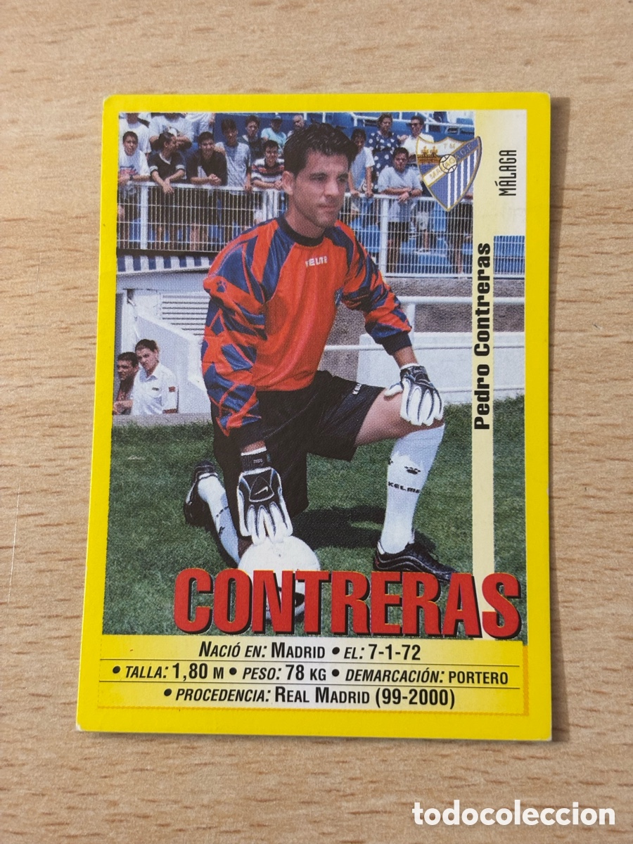 Cromos de f&uacute;tbol: # 323A Contreras Malaga CD Coloca Panini 99 00 1999 2000