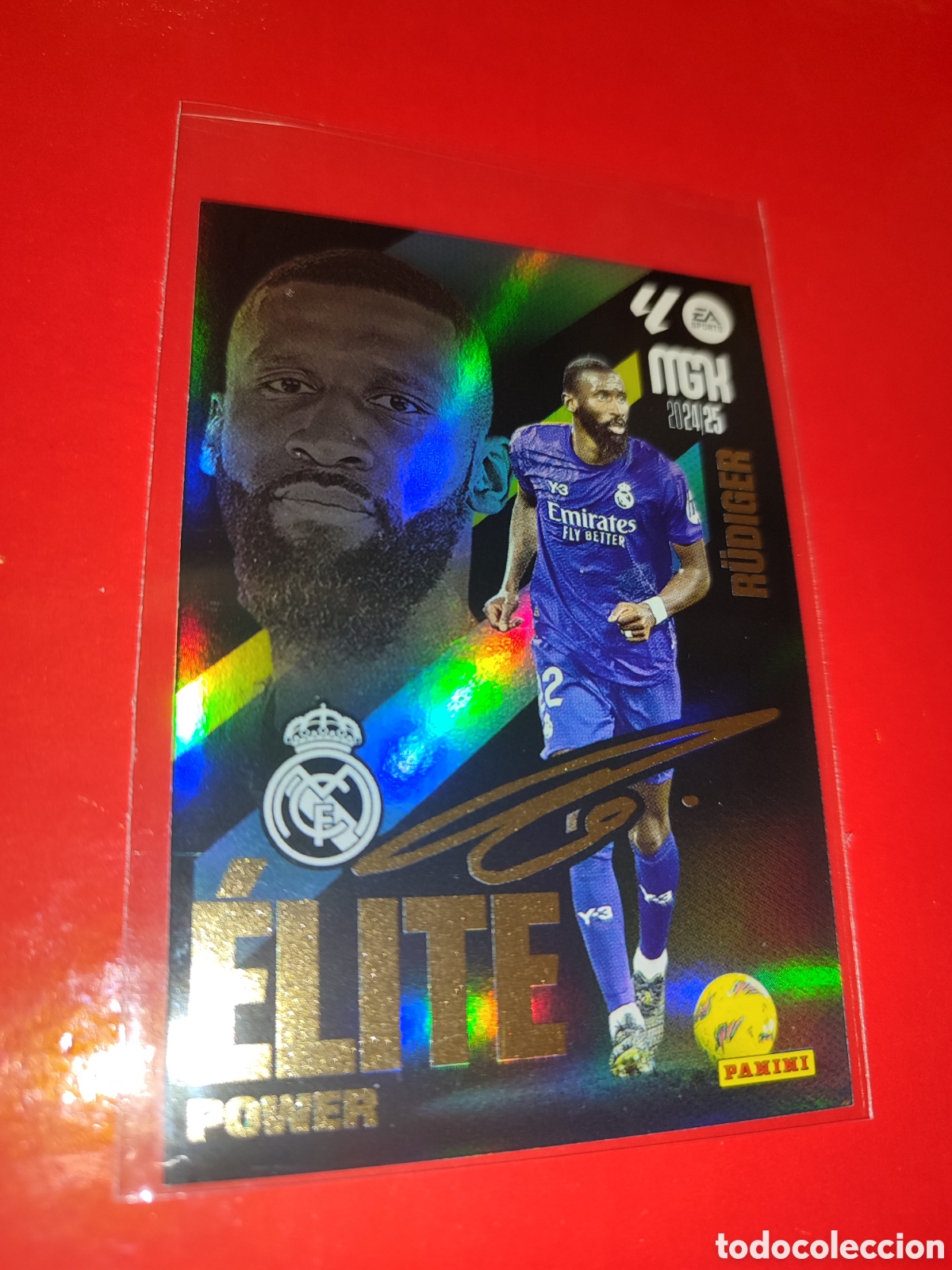Cartes &agrave; collectionner de Football: Rudiger &Eacute;lite Power firmado MGK 24-25