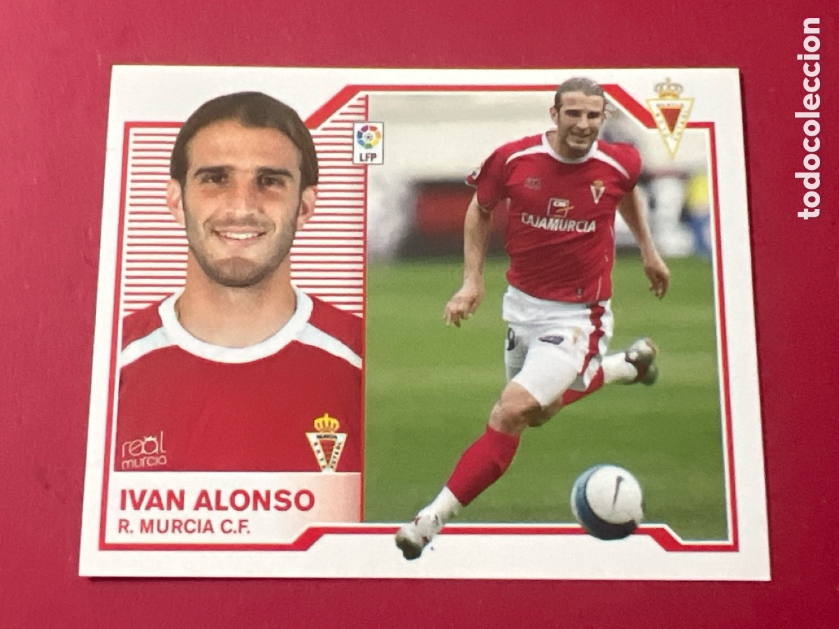 Fu&szlig;ball-Sticker: C2191. IVAN ALONSO MURCIA EDICIONES ESTE LIGA 07-08 PANINI 2007 2008 SIN PEGAR