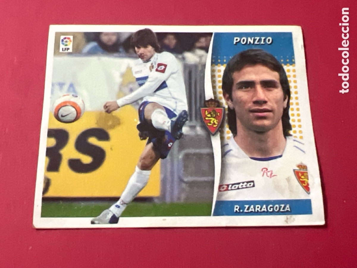Cromos de f&uacute;tbol: C2632. ESTE - LIGA 06 07 - 2006 2007 - ZARAGOZA - PONZIO - NUNCA PEGADO