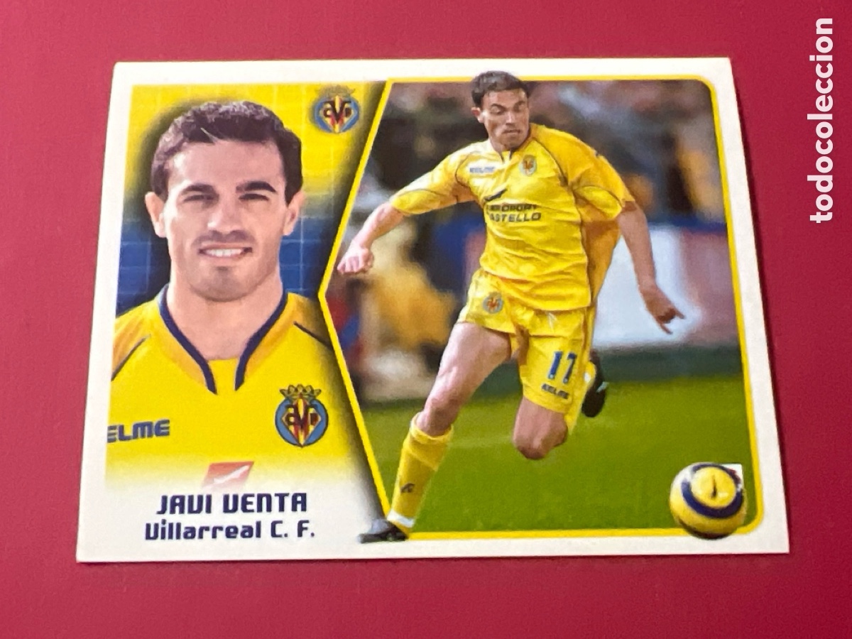 Figurine di Calcio: C2633. JAVI VENTA (Villarreal CF). Liga 2005 2006 05 06 Colecciones ESTE (Panini)