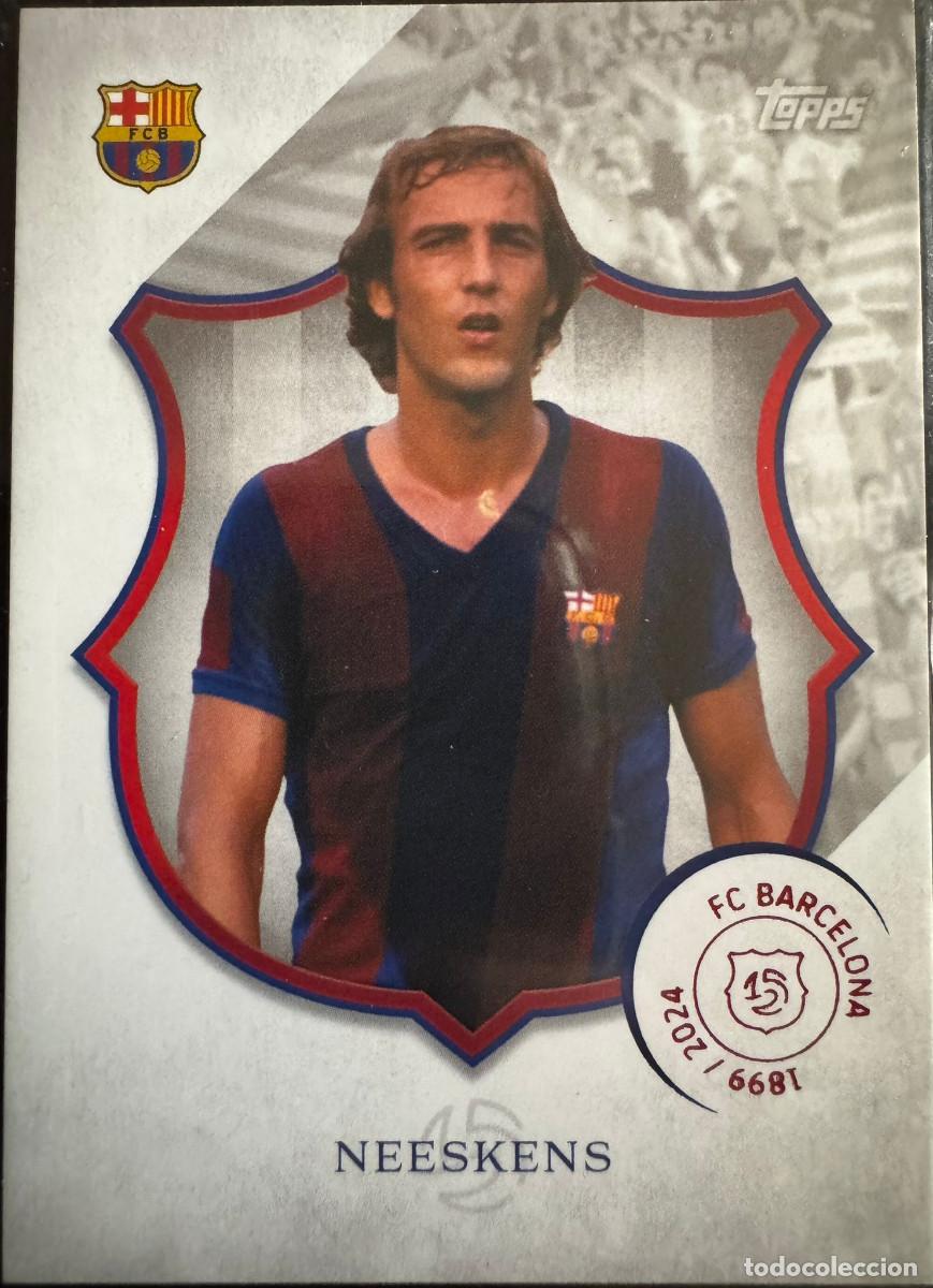 Cromos de F&uacute;tbol: Johan Neeskens Topps 125 Aniversario FC Barcelona - Topps