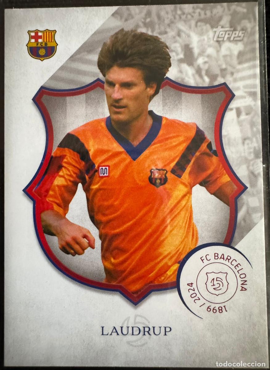 Cromos de F&uacute;tbol: Michael Laudrup Topps 125 Aniversario FC Barcelona N&ordf; 39 - Topps