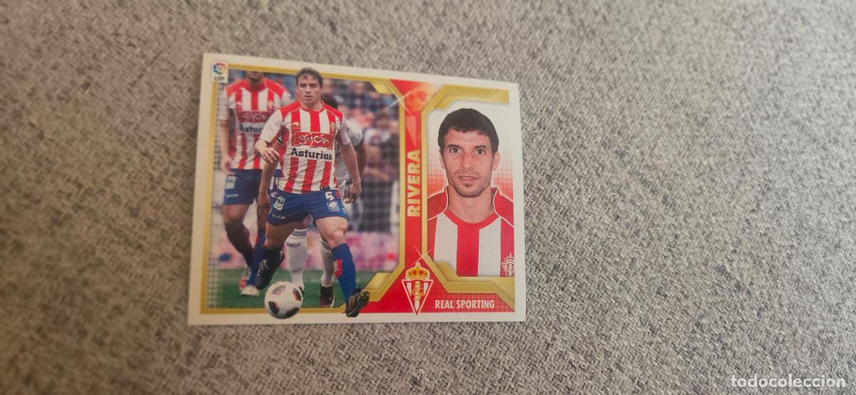 Cromos de f&uacute;tbol: Rivera sporting de gijon este 2011 2012 11 12 sin pegar - Foto 1