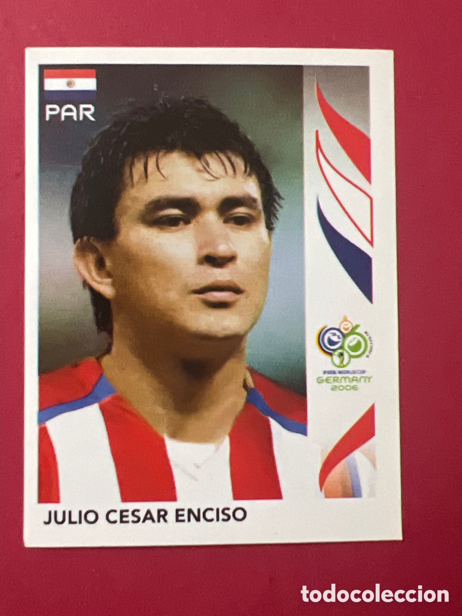 Cartes &agrave; collectionner de Football: E1534. mundial germany 2006 panini , 123 enciso , paraguay, nunca pegado