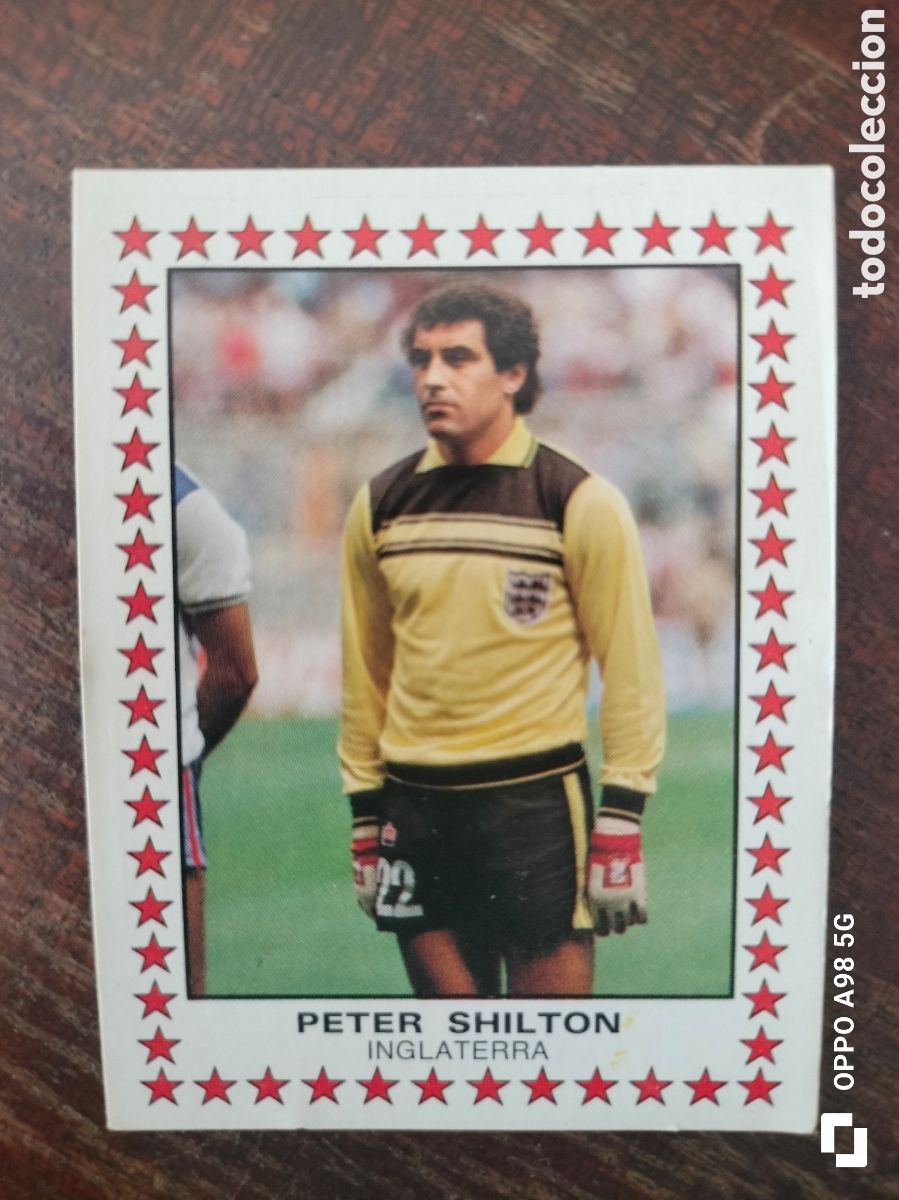 Cromos de F&uacute;tbol: Cromo 414 Peter Shilton Inglaterra Panini Futbol 83 liga temporada 1982 1983
