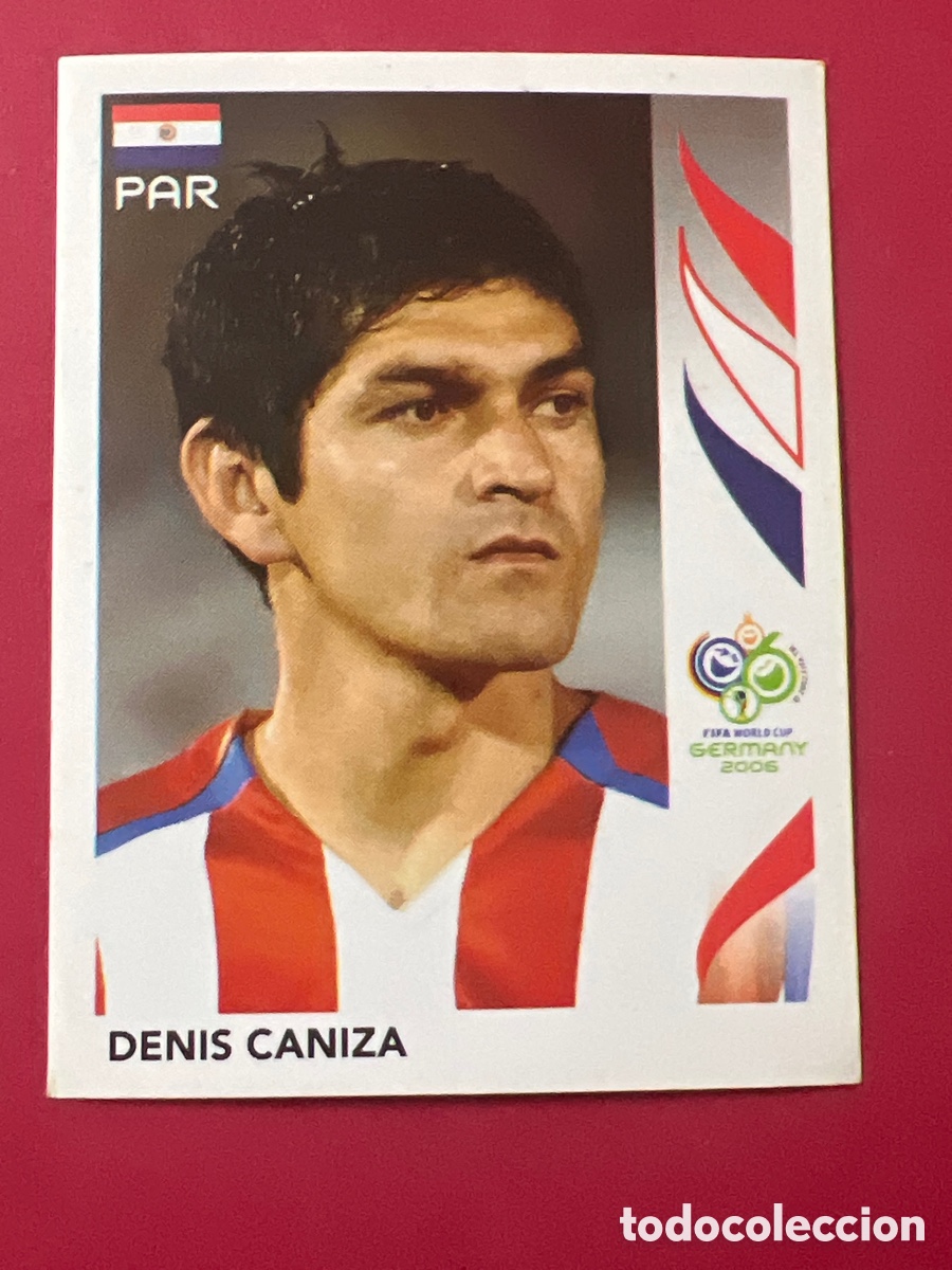 Figurine di Calcio: E1559. CROMO n&ordm; 116 DENIS CANIZA PARAGUAY FIFA WORLD CUP GERMANY 2006 DE PANINI.