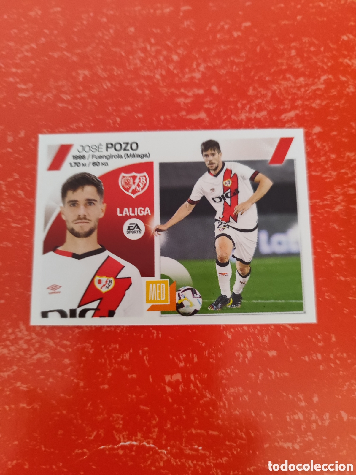 Fu&szlig;ball-Sticker: CROMO POZO RAYO VALLECANO N&Uacute;MERO 15. LIGA ESTE 23/24.