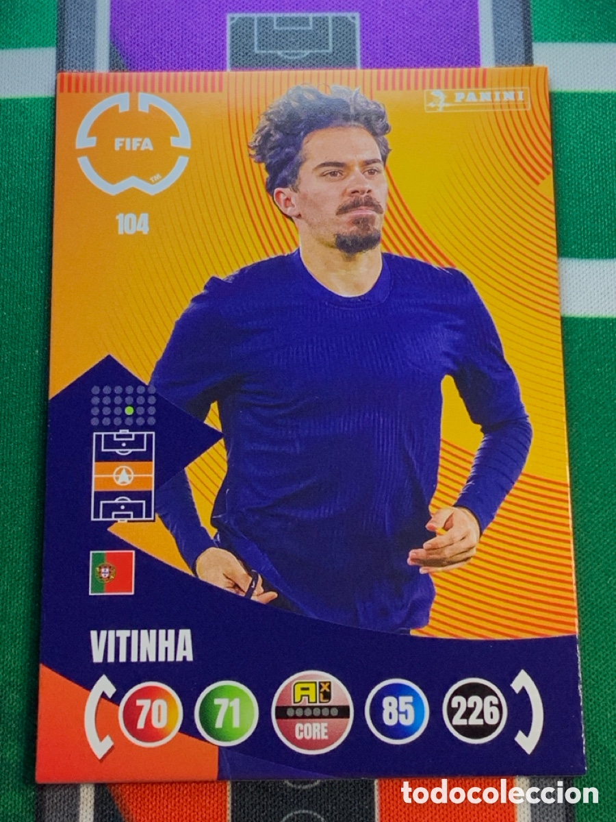 Cromos de Futebol: 104 Vitinha Paris Saint-Germain Team Mate Adrenalyn FIFA WORLD CUP 2025