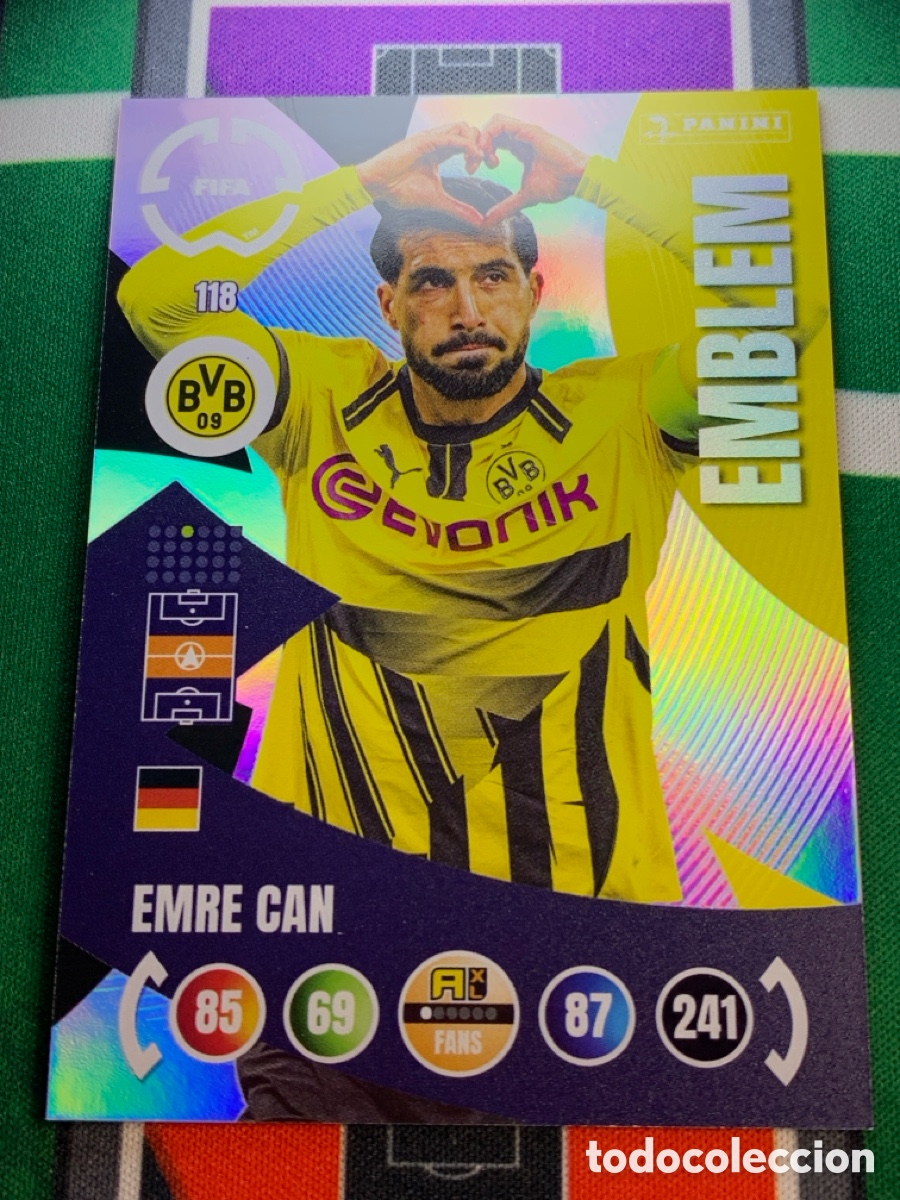 Cromos de Futebol: 118 Emre Can Borussia Dortmund Emblem Adrenalyn FIFA WORLD CUP 2025