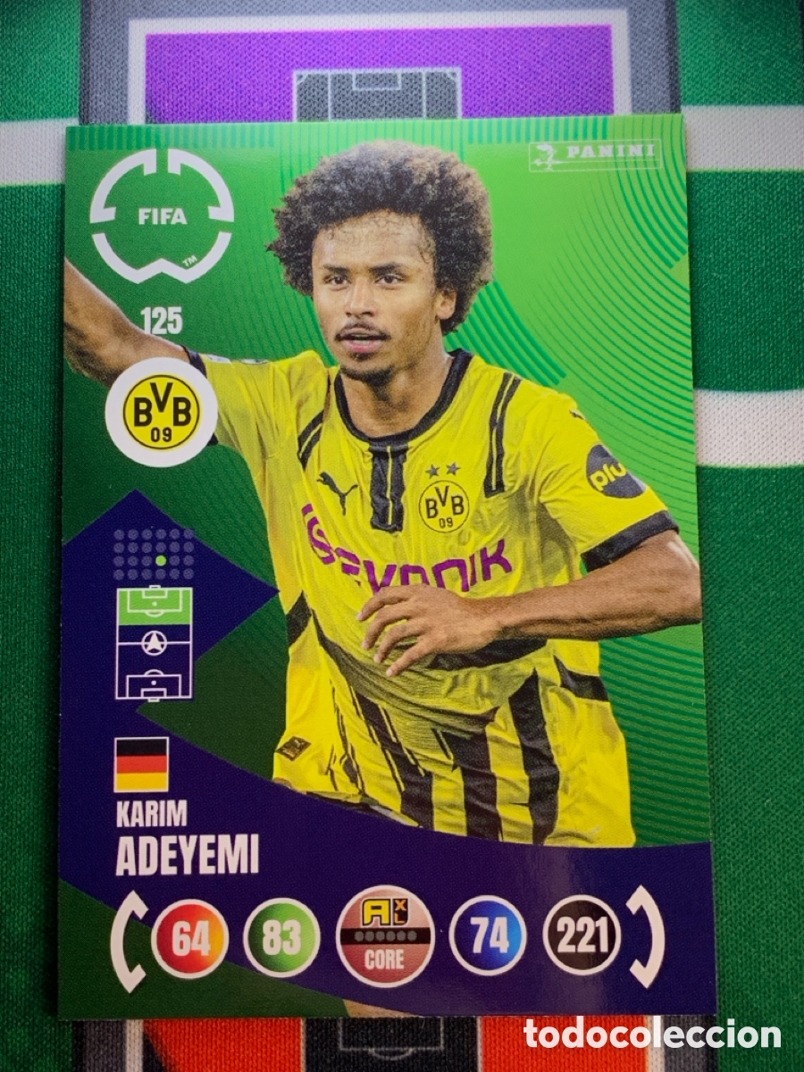 Cromos de Futebol: 125 Karim Adeyemi Borussia Dortmund Team Mate Adrenalyn FIFA WORLD CUP 2025