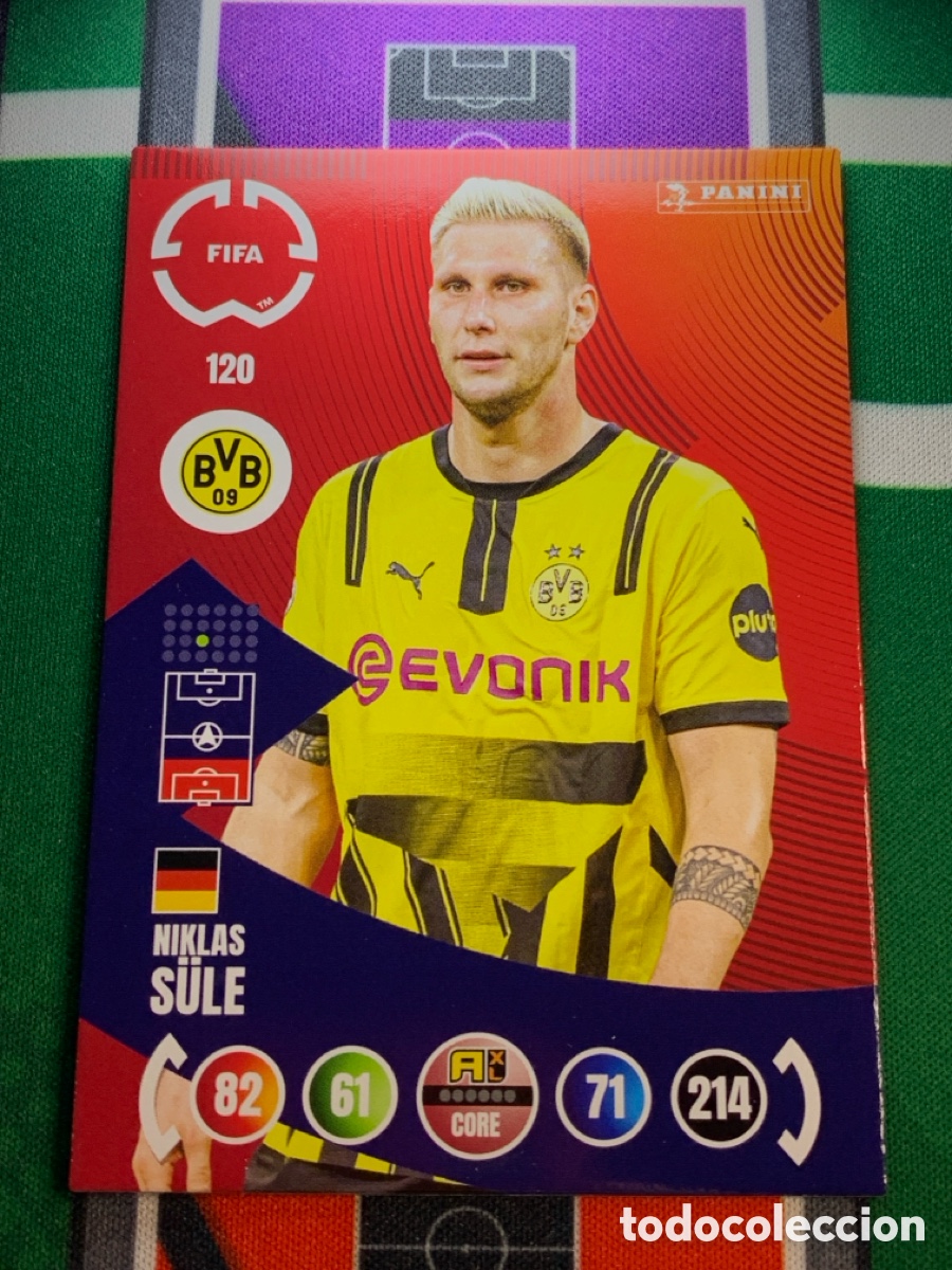 Cromos de Futebol: 120 Niklas S&uuml;le Borussia Dortmund Team Mate Adrenalyn FIFA WORLD CUP 2025
