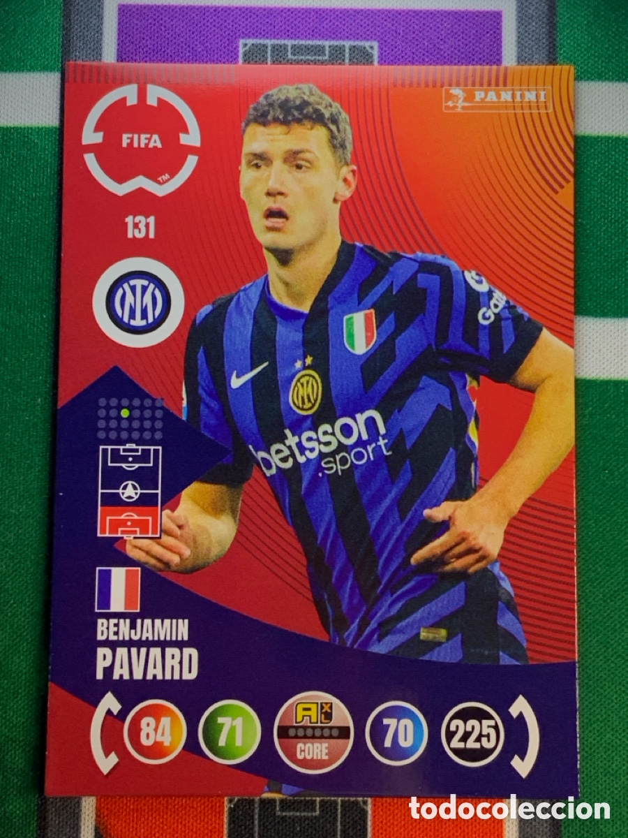 Cromos de Futebol: 131 Benjamin Pavard FC Internazionale Milano Team Mate Adrenalyn FIFA WORLD CUP 2025