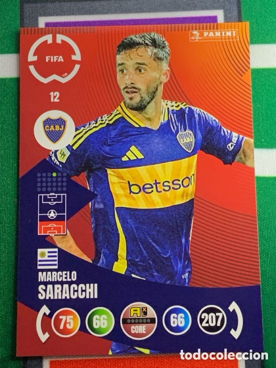 Fu&szlig;ball-Sticker: 12 Marcelo Saracchi CA Boca Juniors Team Mate Adrenalyn FIFA WORLD CUP 2025