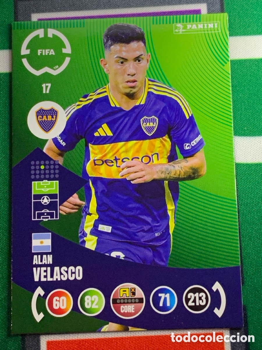Fu&szlig;ball-Sticker: 17 Alan Velasco CA Boca Juniors Team Mate Adrenalyn FIFA WORLD CUP 2025