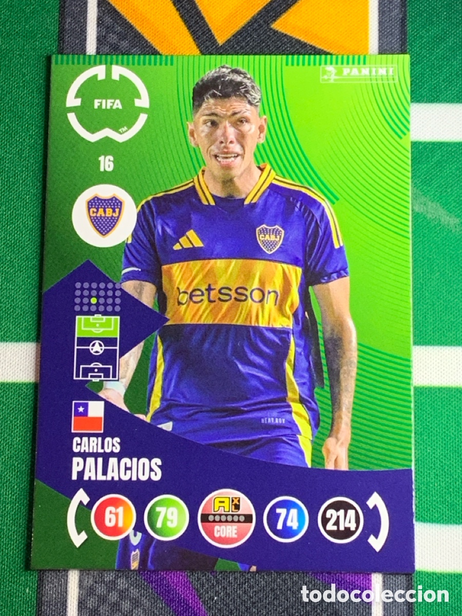 Fu&szlig;ball-Sticker: 16 Carlos Palacios CA Boca Juniors Team Mate Adrenalyn FIFA WORLD CUP 2025
