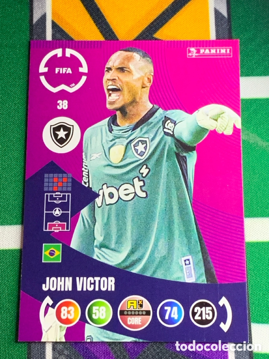 Fu&szlig;ball-Sticker: 38 John Victor Botafogo FR Team Mate Adrenalyn FIFA WORLD CUP 2025