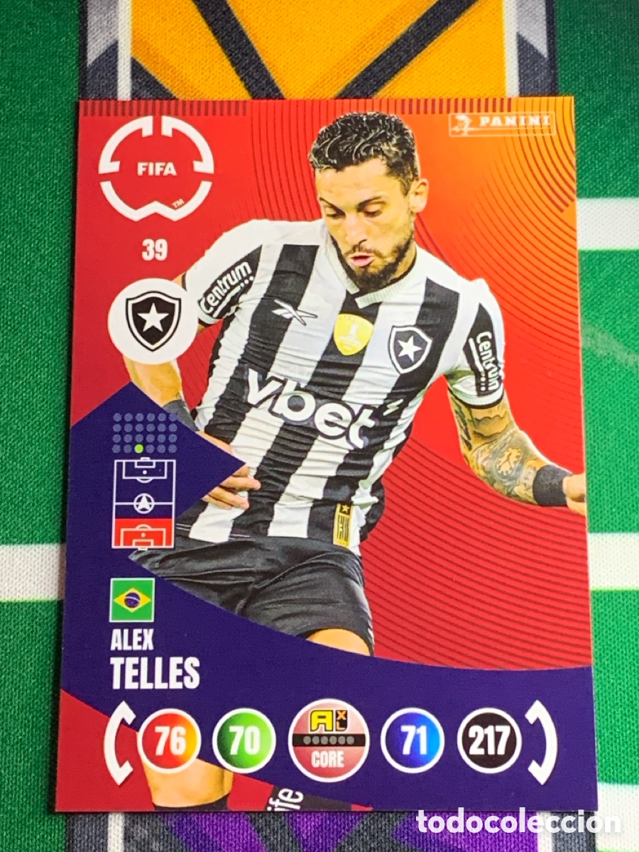 Fu&szlig;ball-Sticker: 39 Alex Telles Botafogo FR Team Mate Adrenalyn FIFA WORLD CUP 2025