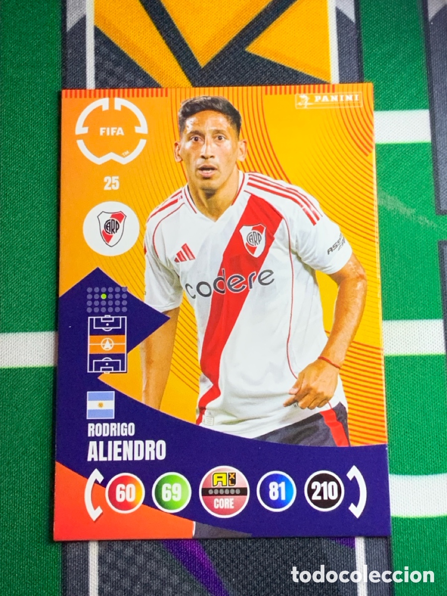 Fu&szlig;ball-Sticker: 25 Rodrigo Aliendro CA River Plate Team Mate Adrenalyn FIFA WORLD CUP 2025