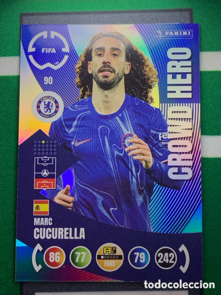 Cromos de f&uacute;tbol: 90 Marc Cucurella Chelsea Crowd Hero Adrenalyn FIFA WORLD CUP 2025