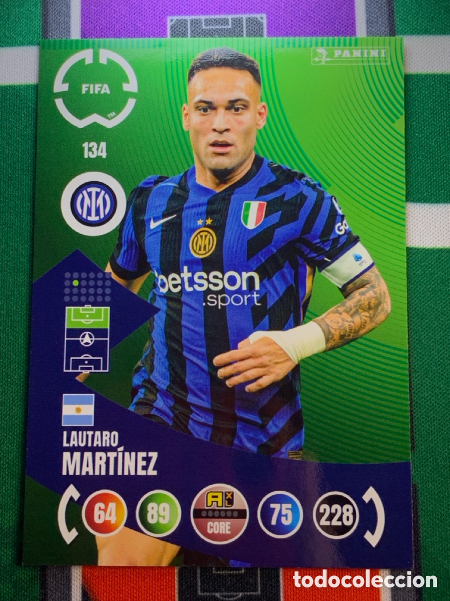 Cromos de Futebol: 134 Lautaro Mart&iacute;nez FC Internazionale Milano Team Mate Adrenalyn FIFA WORLD CUP 2025