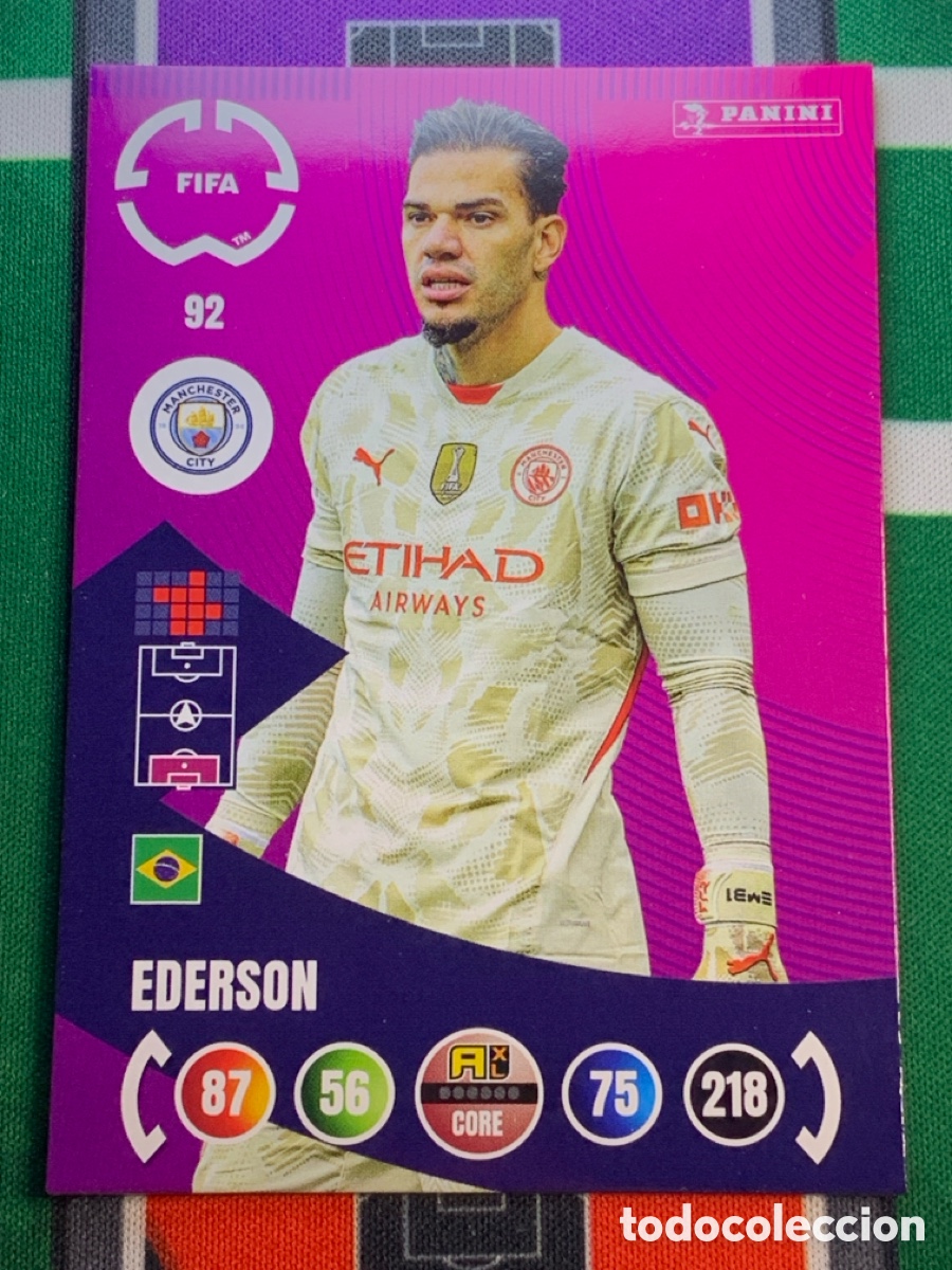 Cromos de Futebol: 92 Ederson Manchester City Team Mate Adrenalyn FIFA WORLD CUP 2025