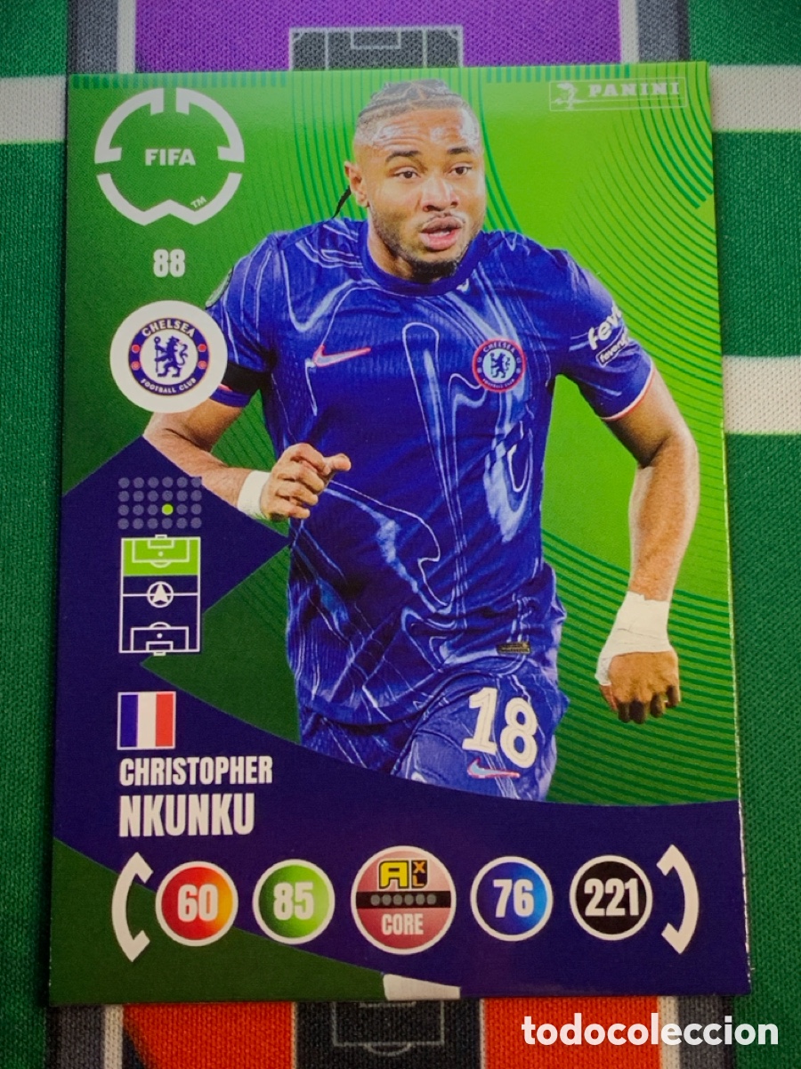Cromos de Futebol: 88 Christopher Nkunku Chelsea Team Mate Adrenalyn FIFA WORLD CUP 2025