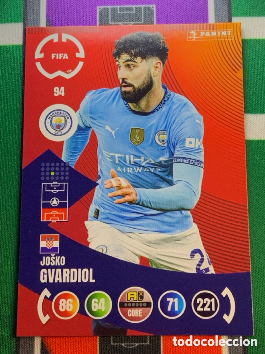 Cromos de Futebol: 94 Jo�ko Gvardiol Manchester City Team Mate Adrenalyn FIFA WORLD CUP 2025