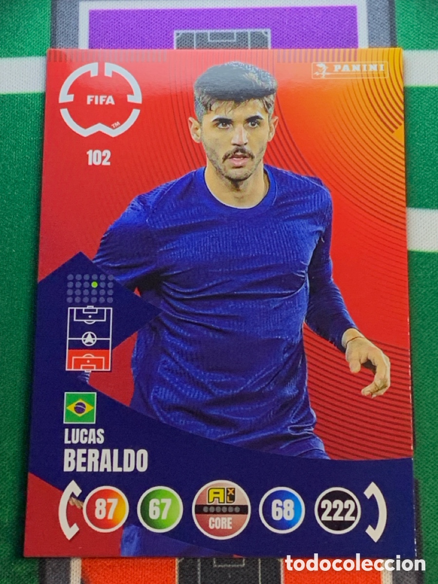 Cromos de Futebol: 102 Lucas Beraldo Paris Saint-Germain Team Mate Adrenalyn FIFA WORLD CUP 2025