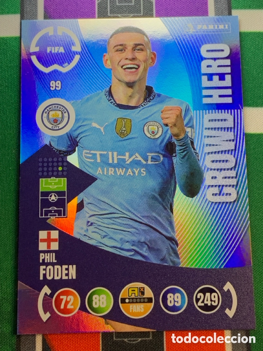 Cromos de Futebol: 99 Phil Foden Manchester City Crowd Hero Adrenalyn FIFA WORLD CUP 2025