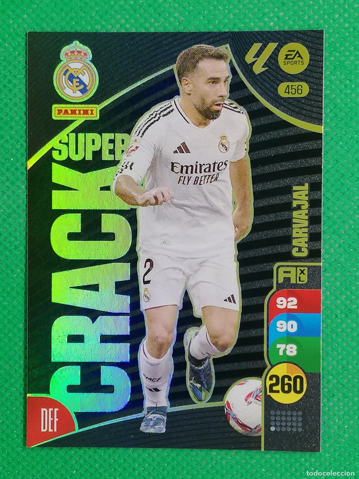 Cromos de f&uacute;tbol: 456 CARVAJAL REAL MADRID SUPER CRACK ⚽ PANINI LIGA ADRENALYN XL 2024 2025 24 25 ⚽